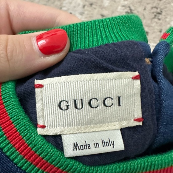 Gucci Baby Denim Dress Size 18/24 Months - Picture 3 of 4